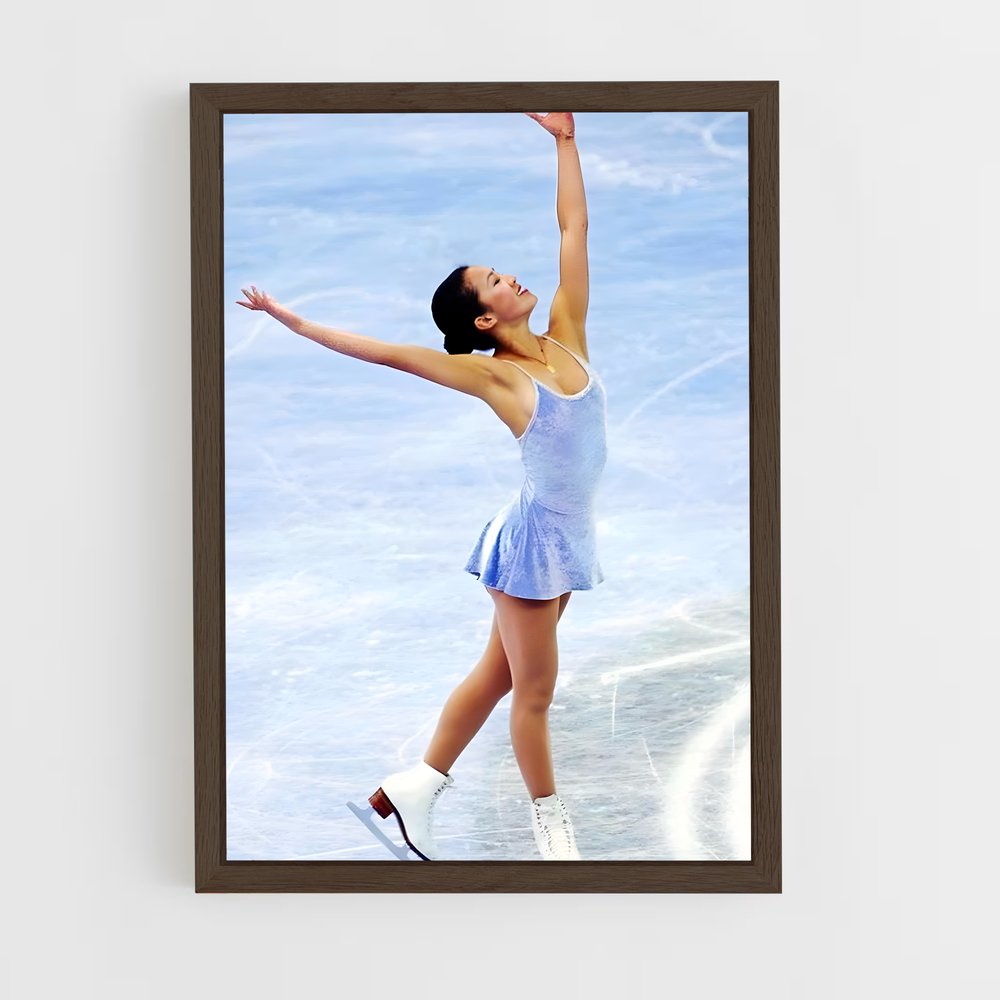 Poster Michelle kwan patinages – affiche Patinage artistique (vue 5)